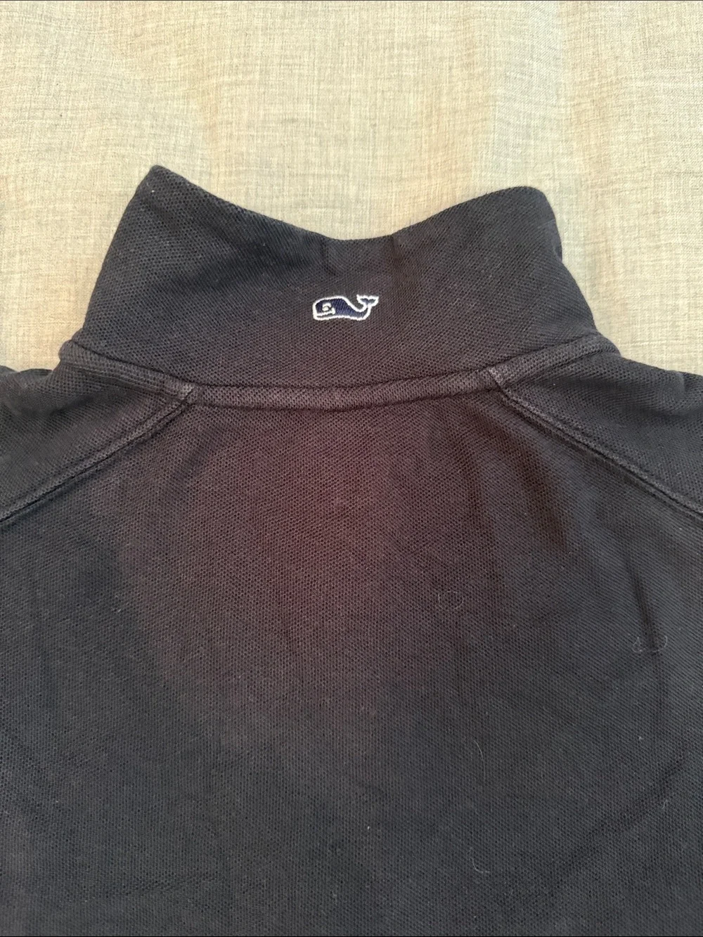 Vineyard Vines Men’s Black Quarter-Zip Sweater